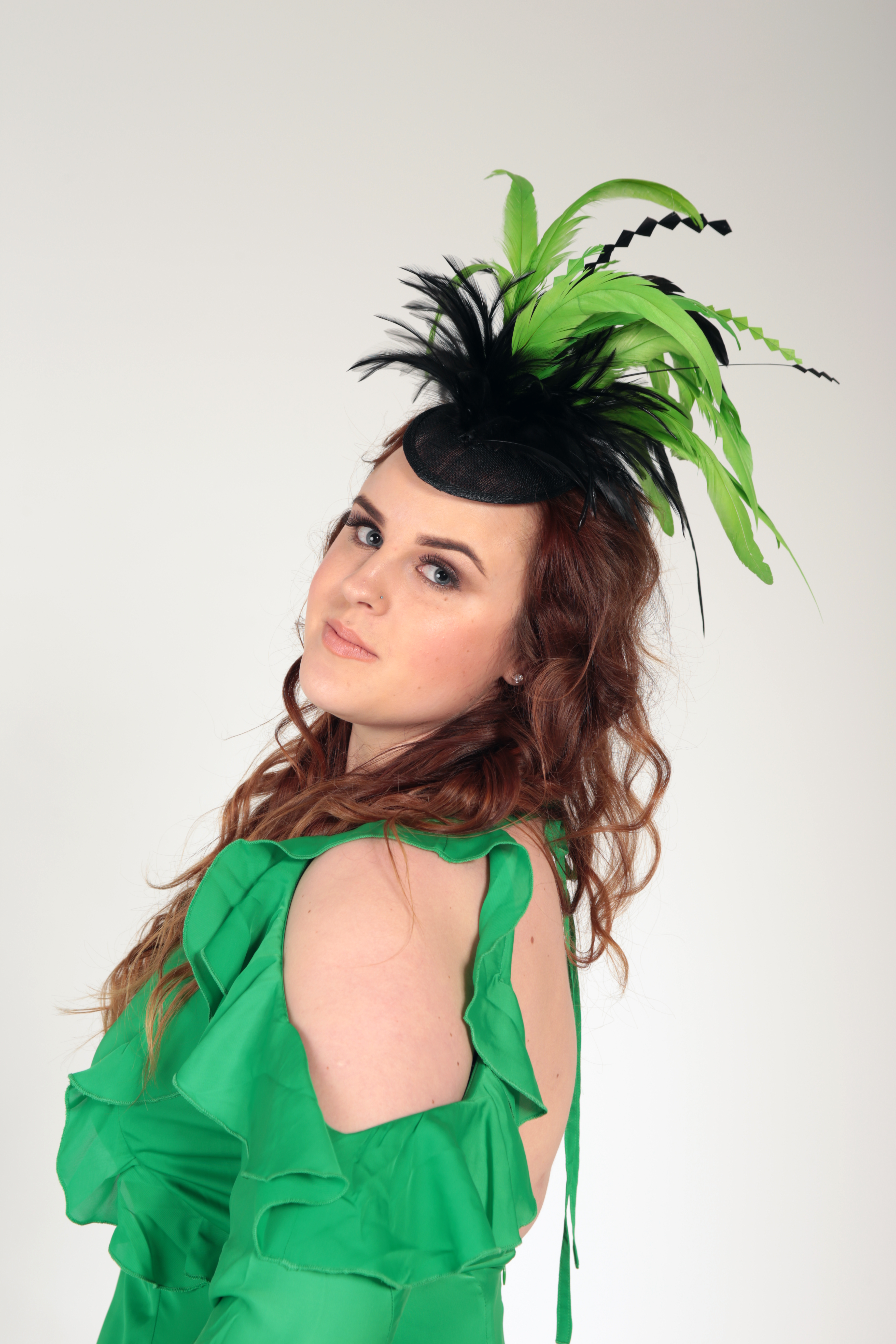 black and lime mohawk