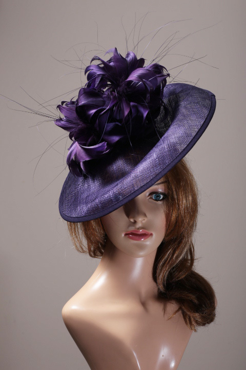 ROYAL PURPLE GRAFFITI FASCINATOR – The Hat Hive